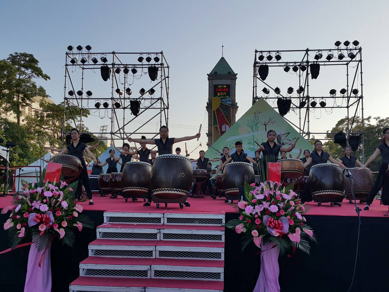 鼓術團-故宮南院開幕表演104.12.19.